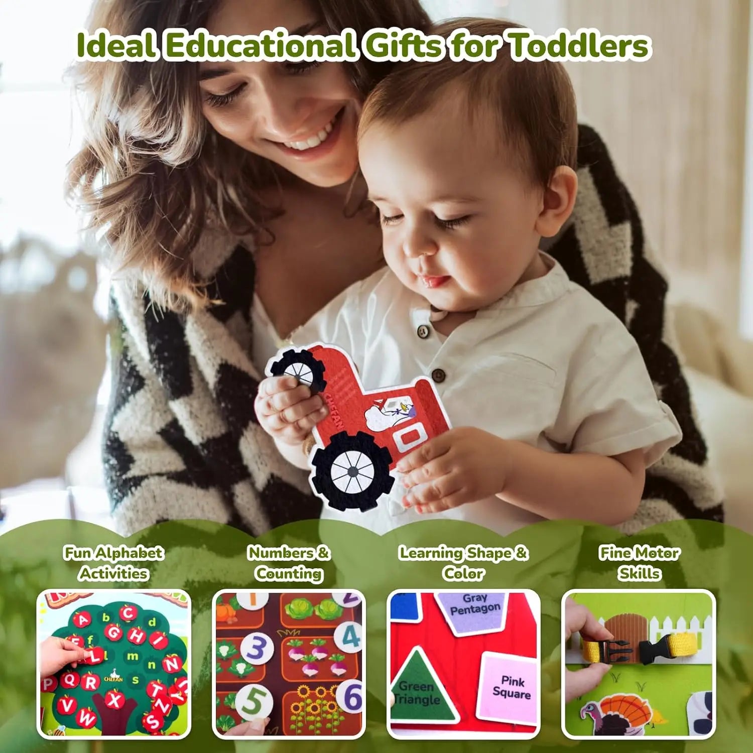 Busy Board Set for Toddlers